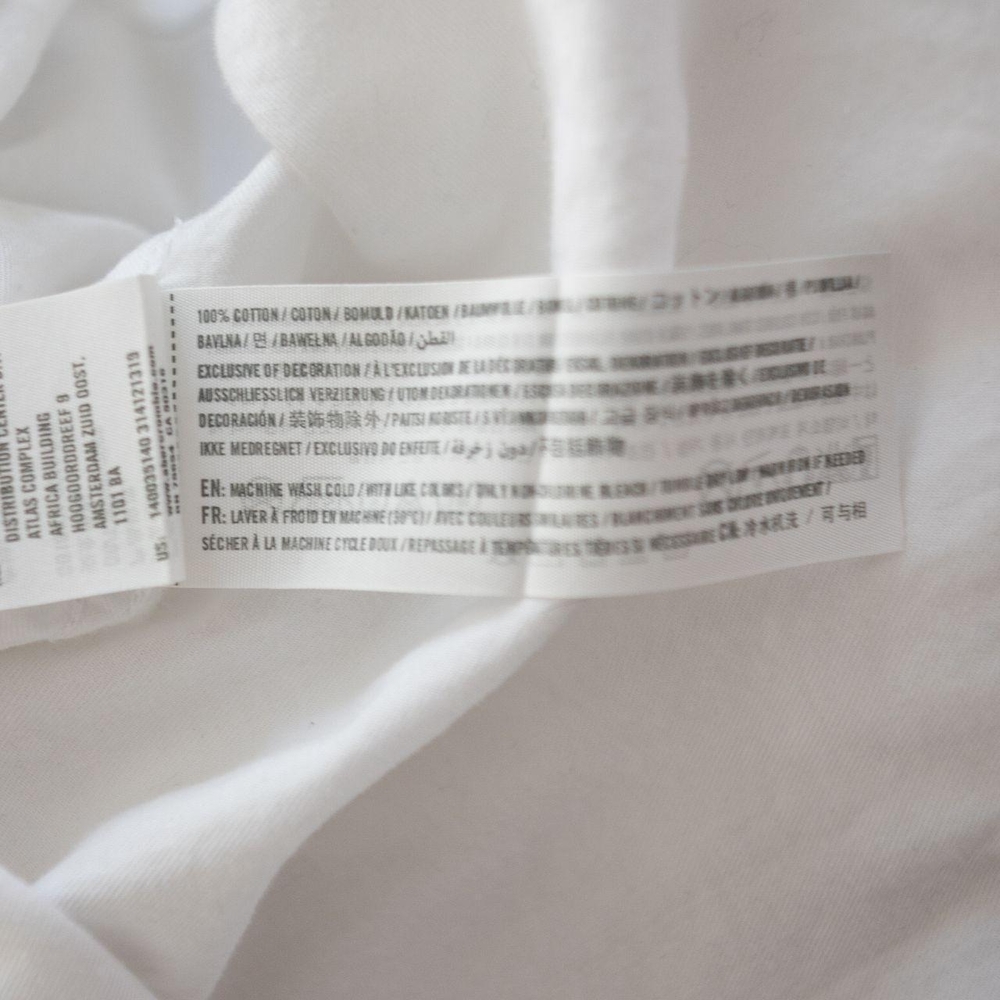 Abercrombie & Fitch White Shirt with Label - Picture 7 of 8